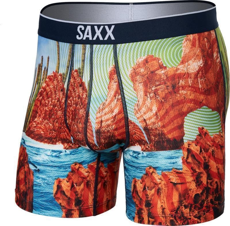 Volt Breathable Mesh Boxer Briefs, 5" Inseam - Mens - dawn patrol-multi 1
