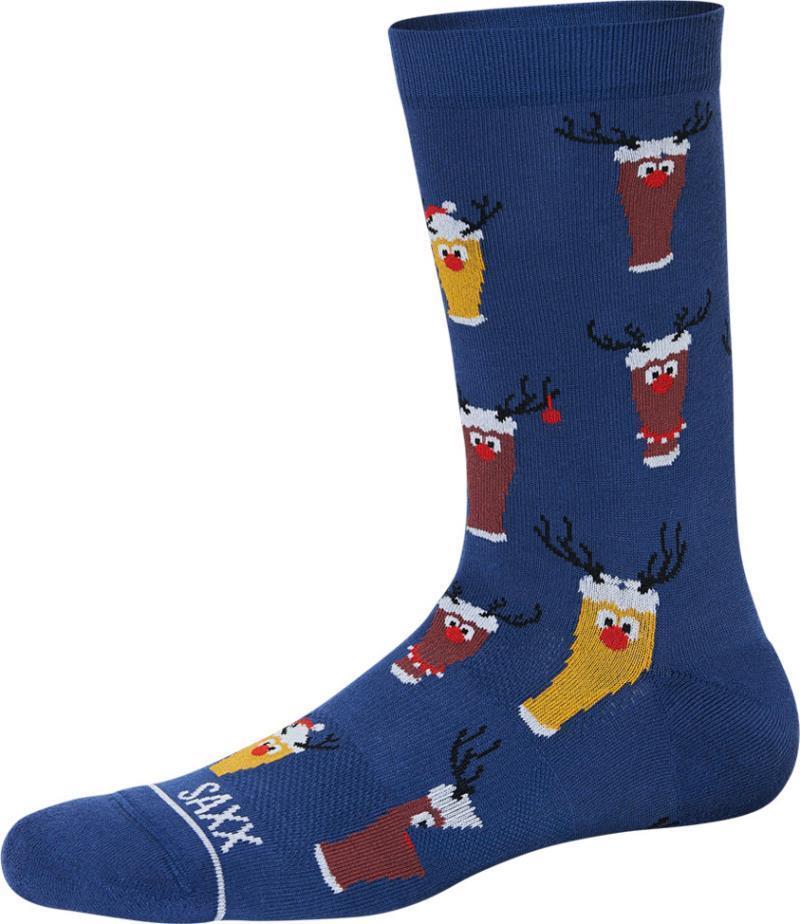 Whole Package Crew Socks - Mens - Brewdolph-Blueberry 1