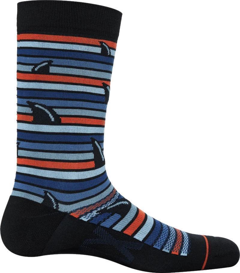 Whole Package Crew Socks - Mens - Fins-Blue Multi 1