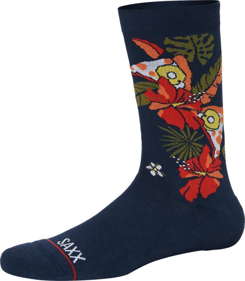 Whole Package Crew Socks - Mens - Hawaiian Pizza-Navy 2