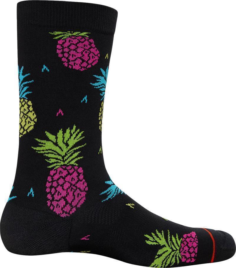 Whole Package Crew Socks - Mens - Pineapple Flip-Black 1