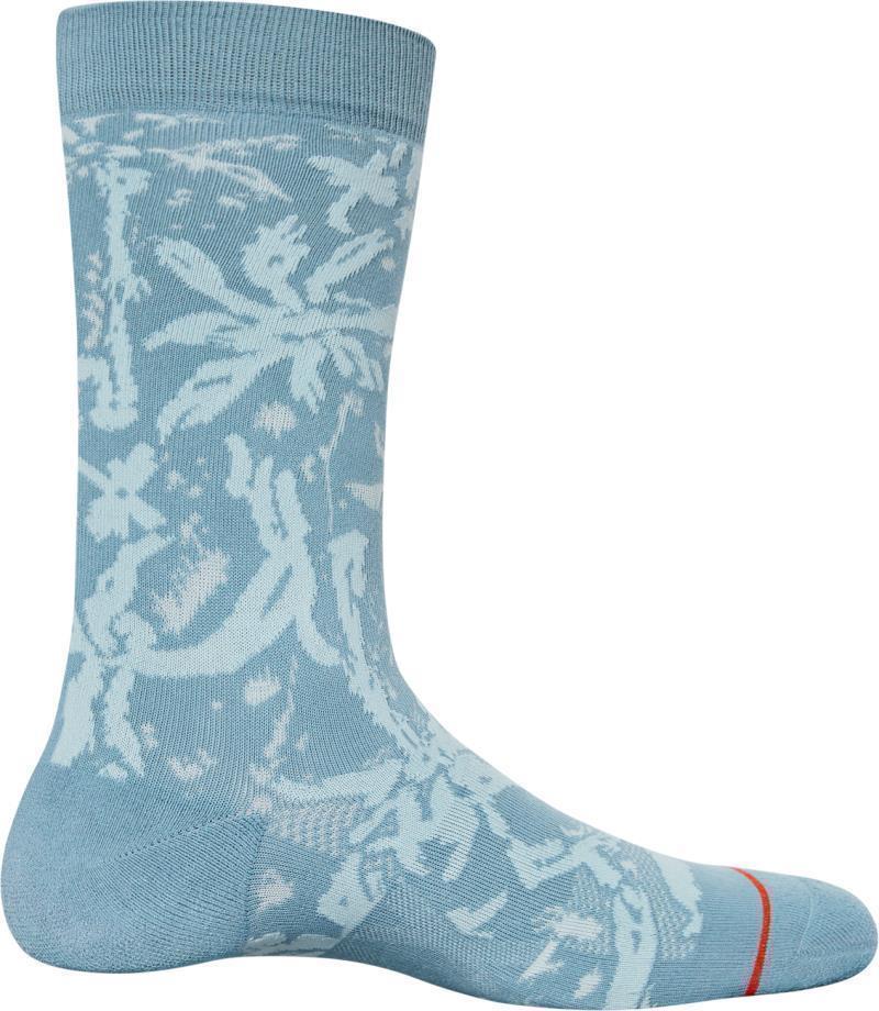 Whole Package Crew Socks - Mens - Splash Palms-Desert Blue 1