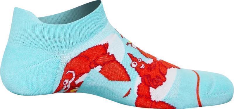 Whole Package Low Show Socks - Mens - Lobster Lounger-Aqua 1