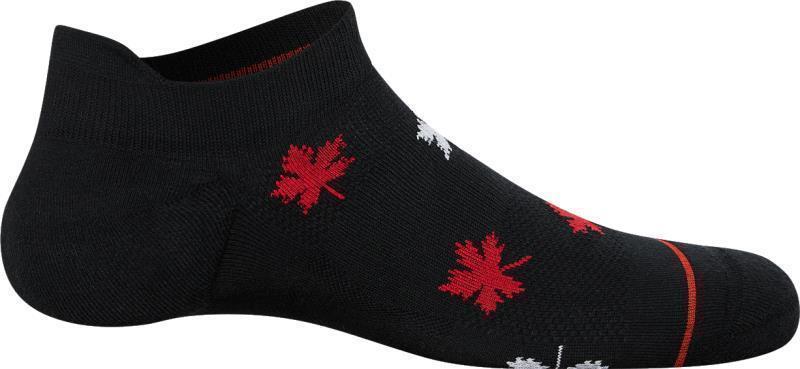 Whole Package Low Show Socks - Mens - Maple Leaf-Black 2