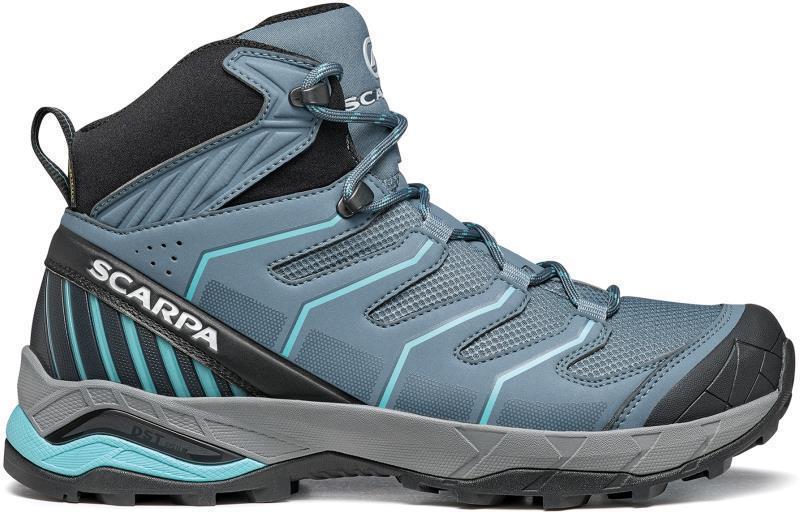 Maverick Mid GTX - Womens - Storm Grey / Aqua 2