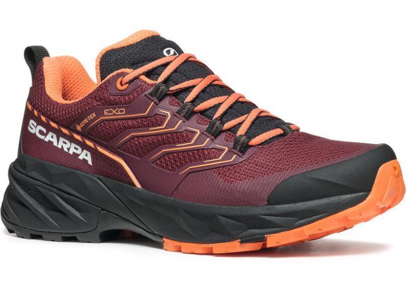 Rush 2 GTX - Womens - Burgundy / Dusty Orange 1