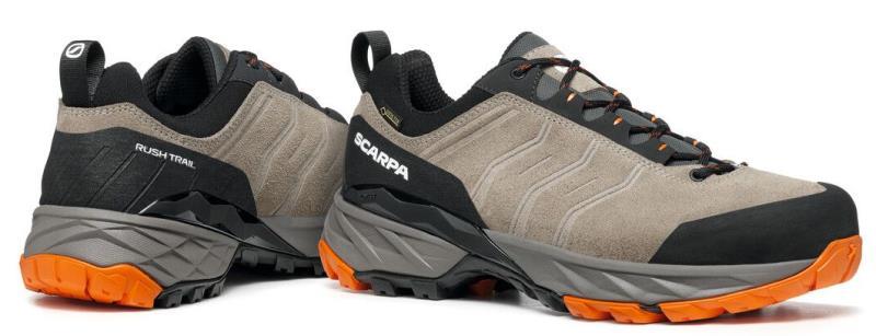 Rush Trail GTX - Mens - Taupe / Mango 5