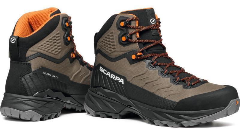 Rush Trek LT GTX - Mens - Mud / Burnt Orange 4