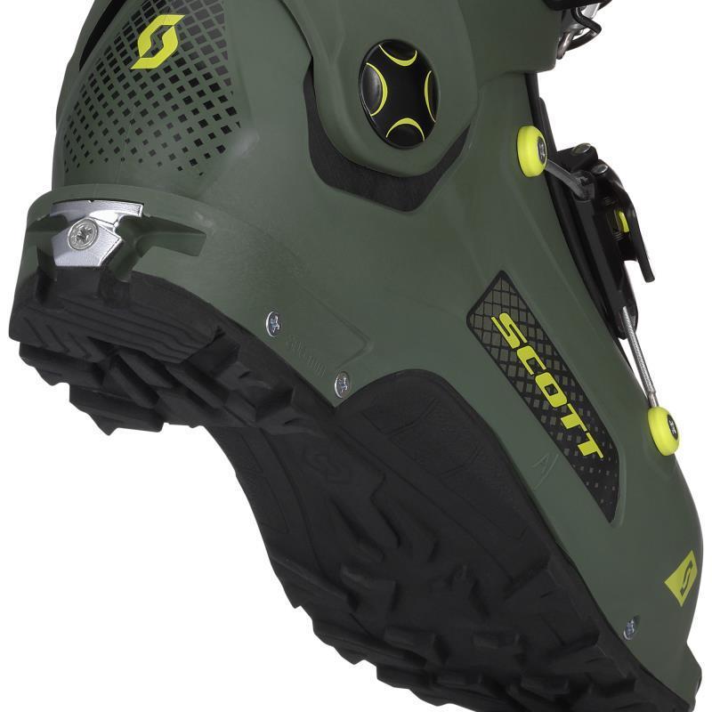 Freeguide Carbon Ski Boot - military green / yellow 1