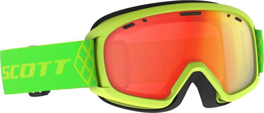 Witty Goggle Chrome, Enchancer Red Chrome Lens - Junior - high viz green 1
