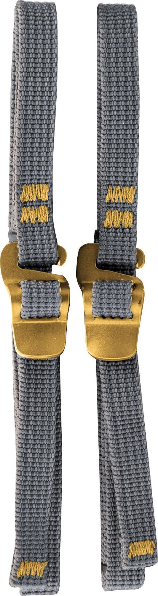 Accessory Straps w/Hook Release (Pair) 10mm x 1m (3/8" x 40") - Grey / Gold - Not Applicable 1