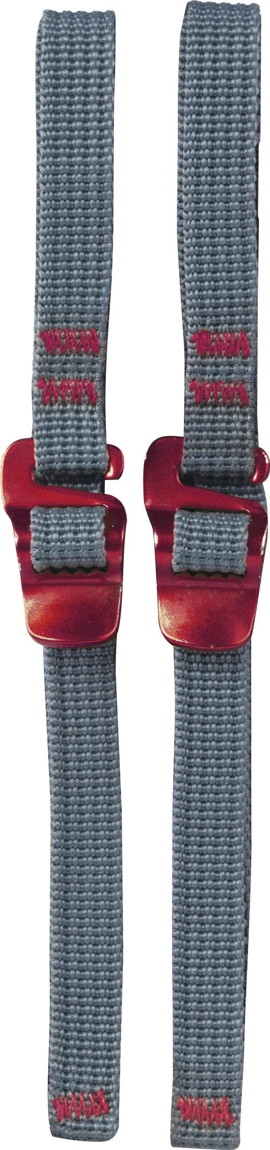 Accessory Straps w/Hook Release (Pair) 10mm x 2m (3/8" x 80") - Grey / Red - Not Applicable 1