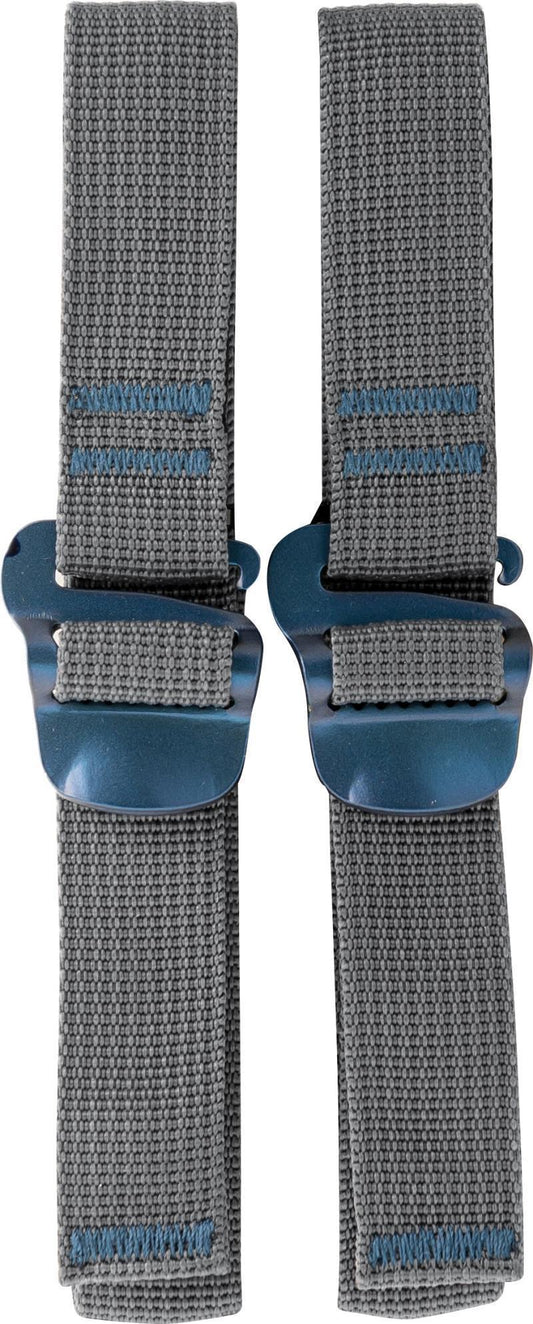 Accessory Straps w/Hook Release (Pair) 20mm x 1.5m (3/4" x 60") - Grey / Blue - Not Applicable 1