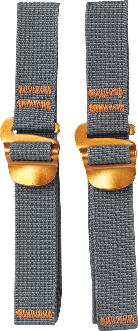 Accessory Straps w/Hook Release (Pair) 20mm x 1m (3/4" x 40") - Grey / Gold - Not Applicable 1
