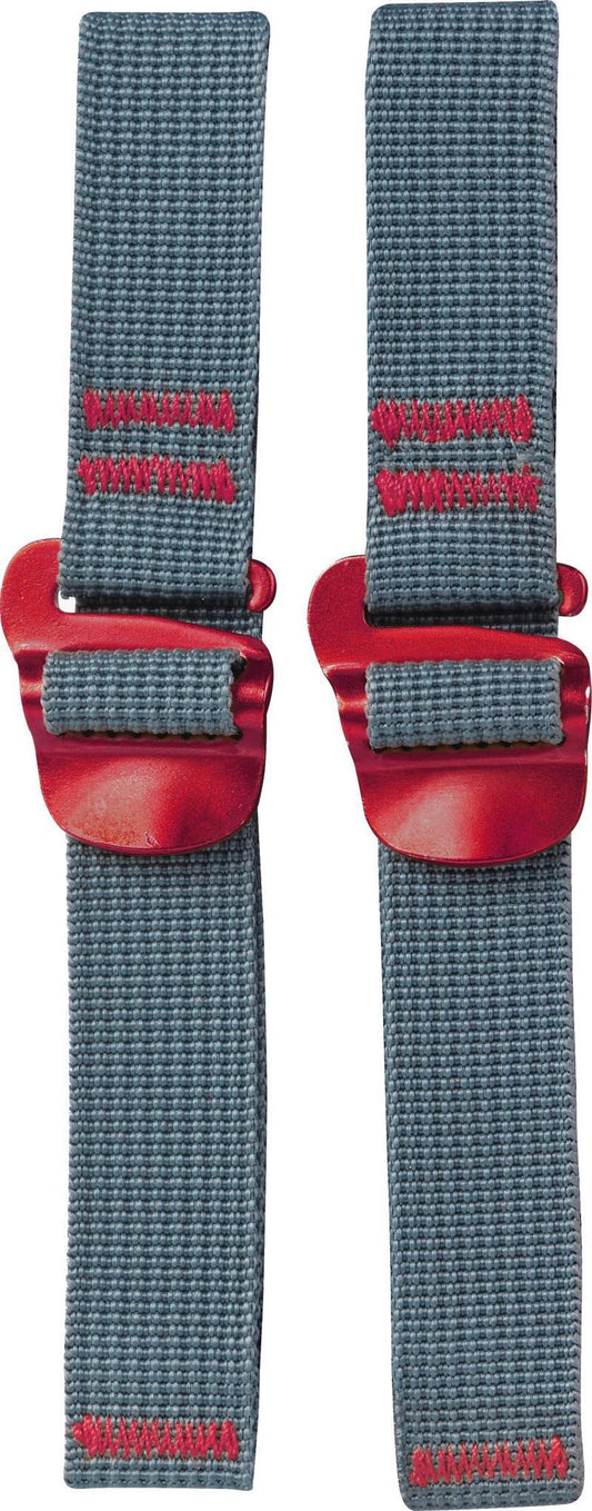 Accessory Straps w/Hook Release (Pair) 20mm x 2m (3/4" x 80") - Grey / Red - Not Applicable 1