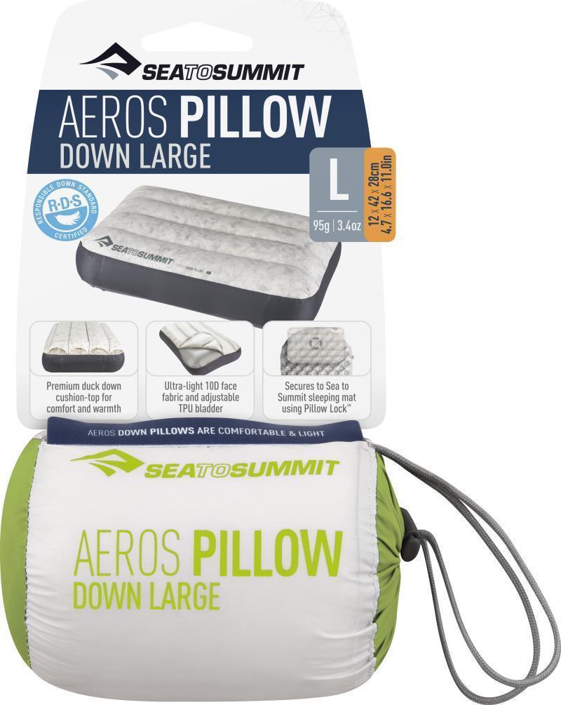 Aeros Down Camp Pillow - Large - Lime 6