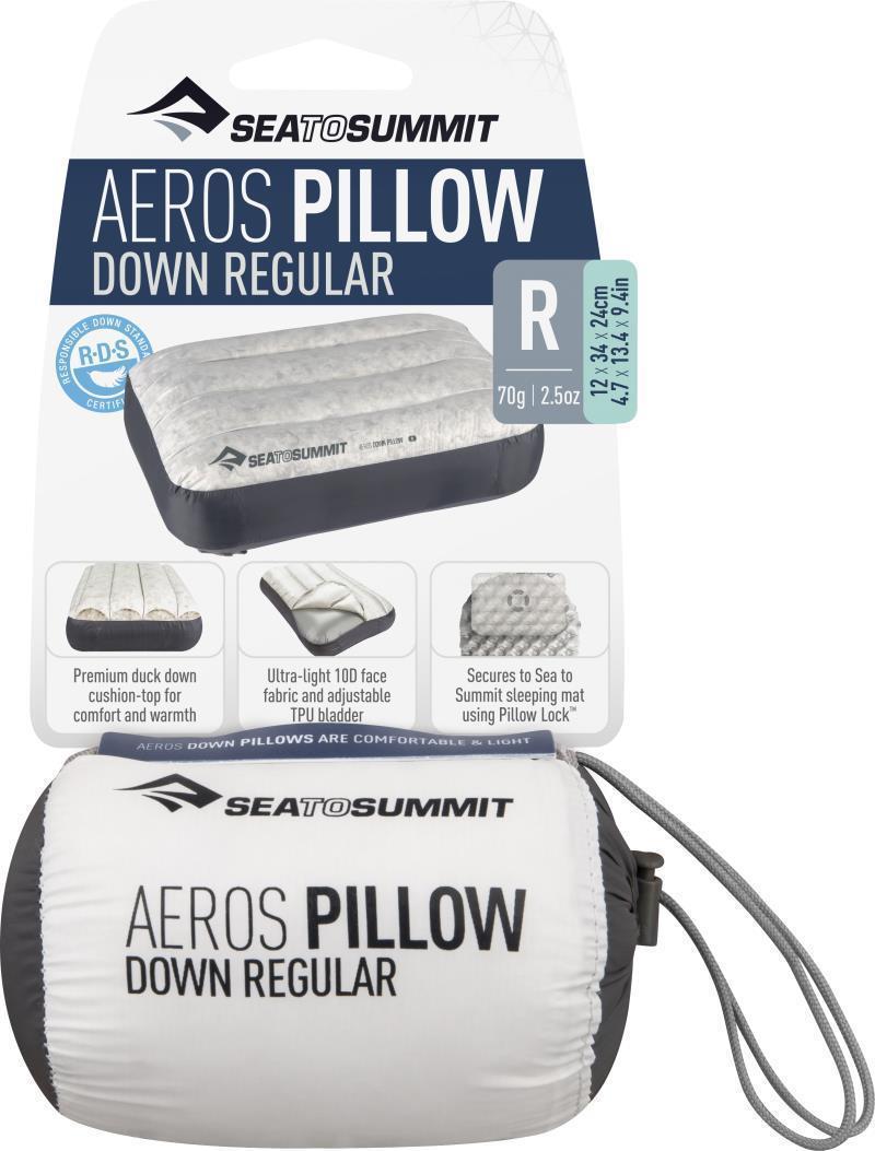 Aeros Down Camp Pillow - Regular - Grey 6