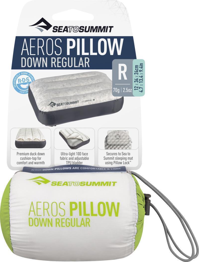 Aeros Down Camp Pillow - Regular - Lime 6