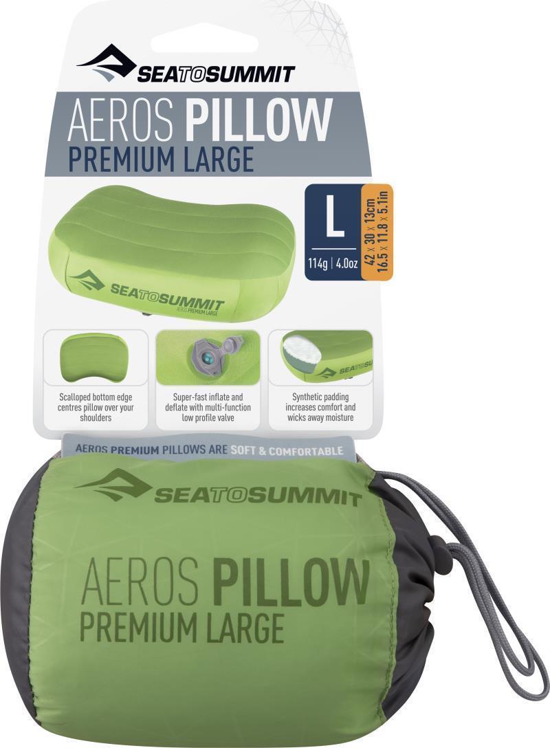 Aeros Premium Camp Pillow - Large - Lime 6