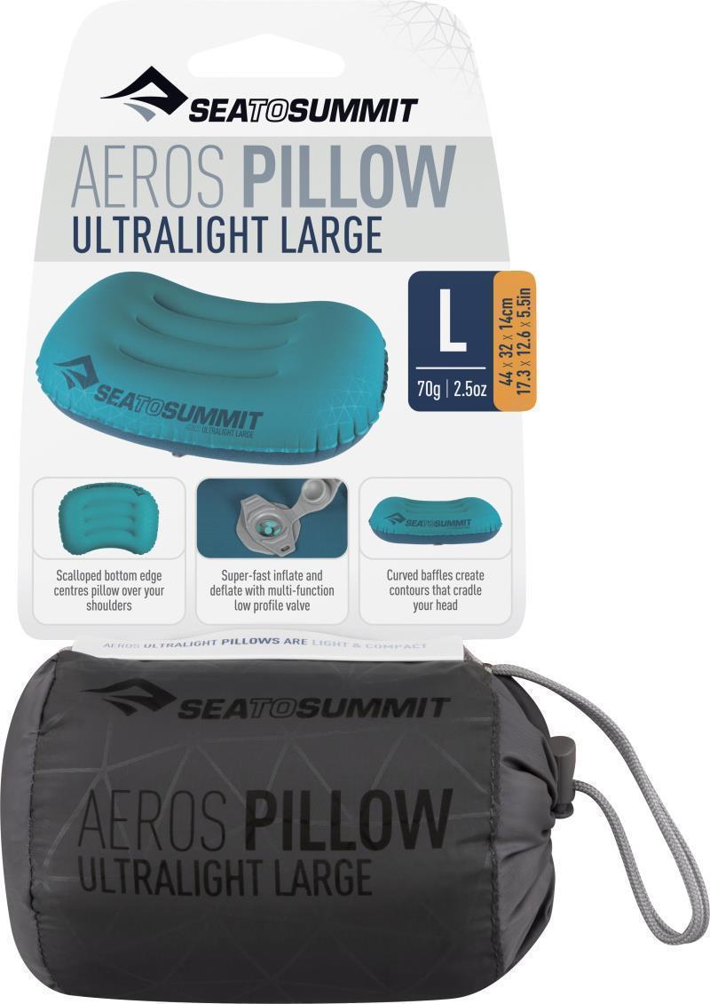 Aeros Ultralight Pillow - Large - Grey 7