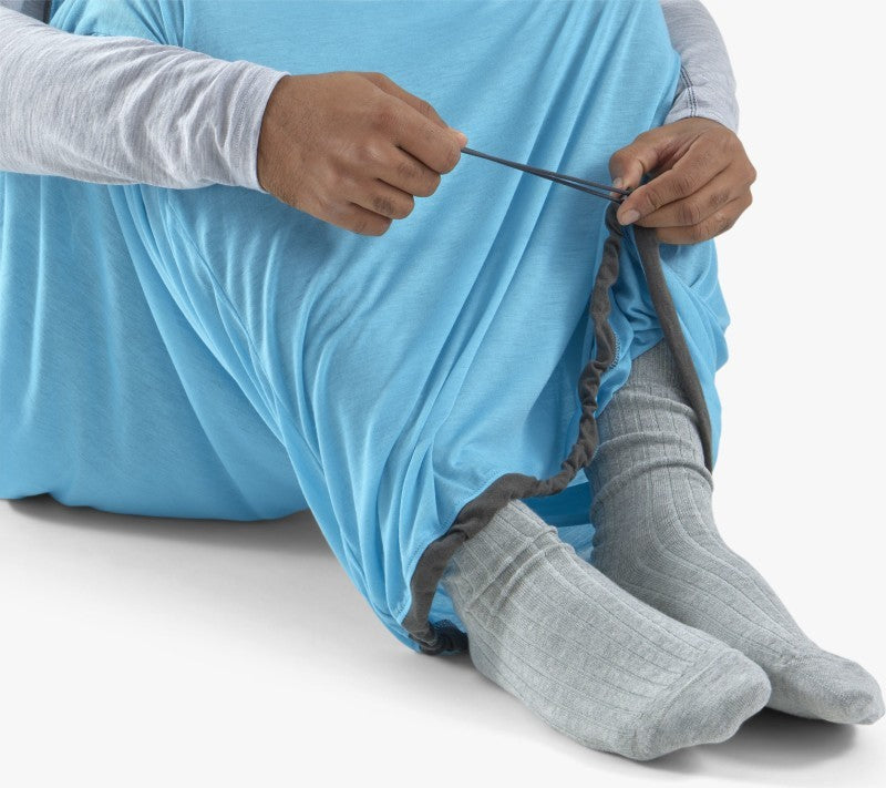 Breeze Sleeping Bag Liner - Mummy w/ Drawcord - Standard - atoll blue 1