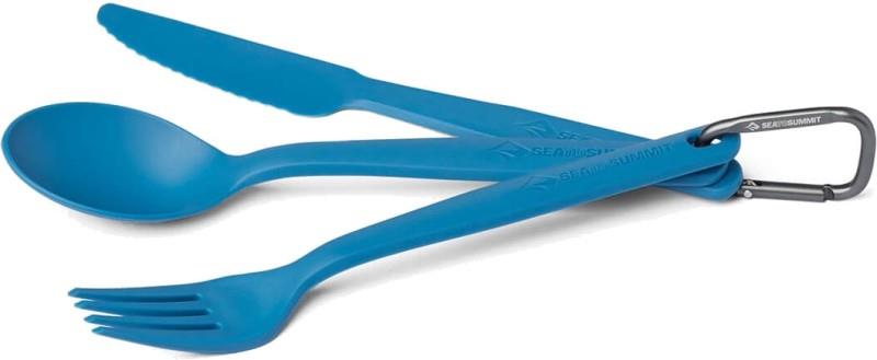 Camp Cutlery Set - 3 Piece - cendre blue 1
