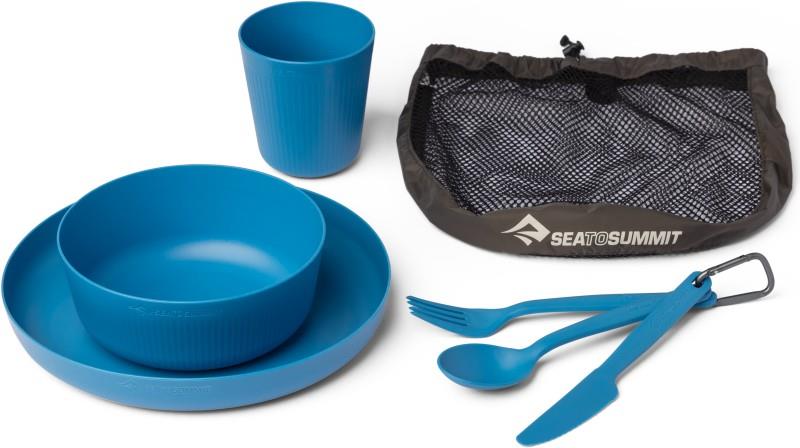 Camp Dinnerware Set with Mesh Sack - 6 Piece - cendre blue 1
