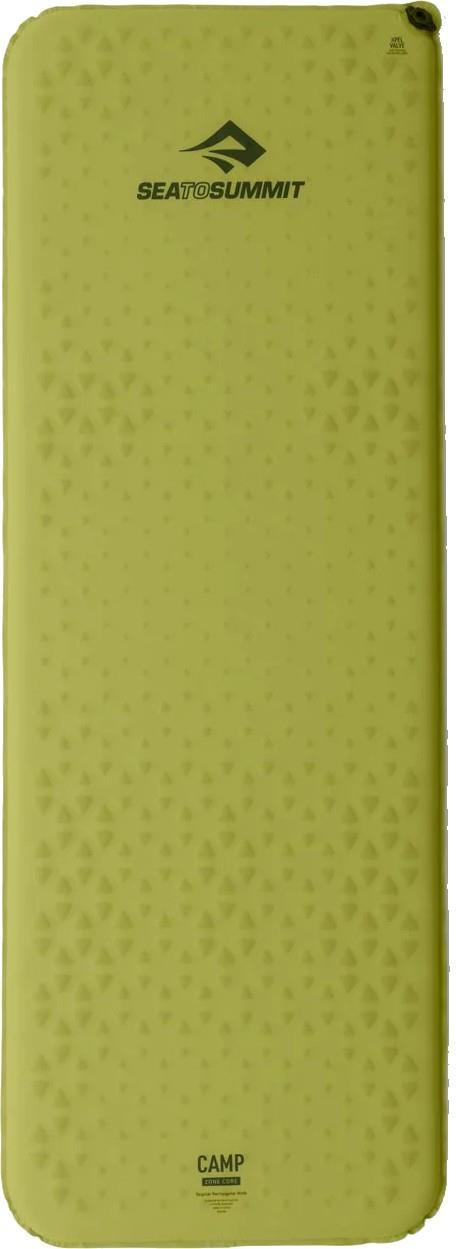 Camp Self Inflating Mat - Regular Rectangular Wide - tarragon 1