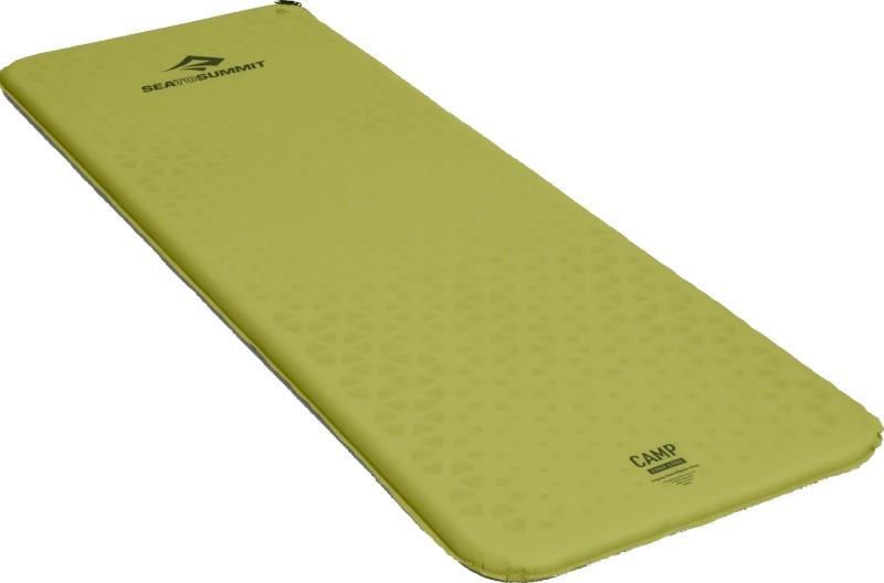 Camp Self Inflating Mat - Regular Rectangular Wide - tarragon 1