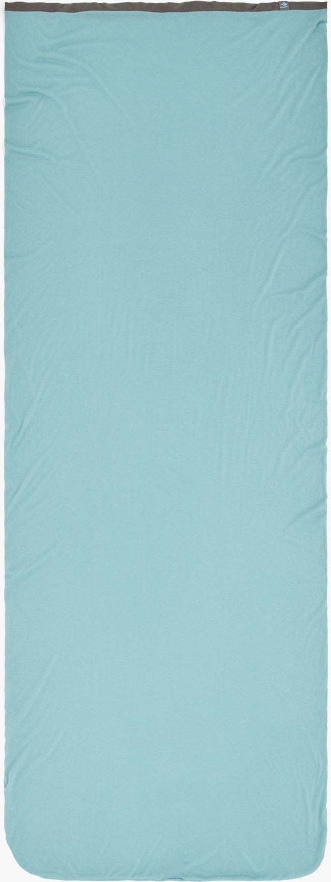 Comfort Blend Sleeping Bag Liner - Rectangular w/ Pillow Sleeve - aqua sea blue 1