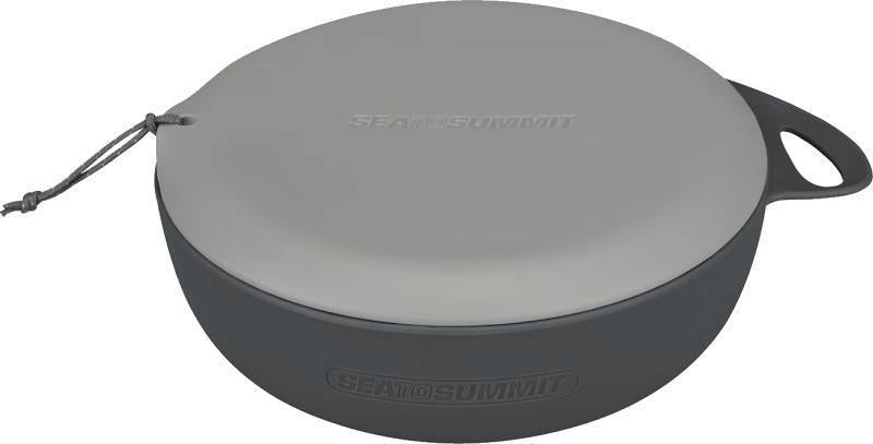 Delta Bowl with Lid - Grey 1