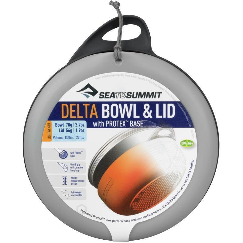 Delta Bowl with Lid - Grey 2