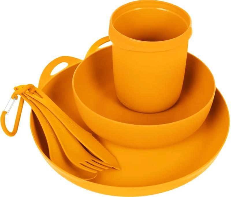 Delta Camp Set - Bowl, Plate, Mug, Cutlery - Pindan Orange 1