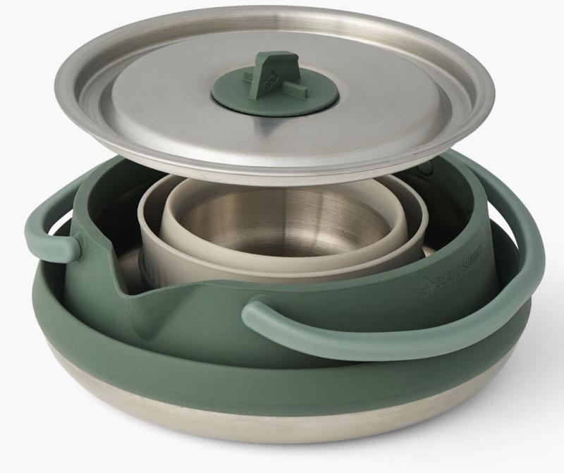 Detour SS Kettle Cook Set - 2 Person - 3 Piece - Multi 2