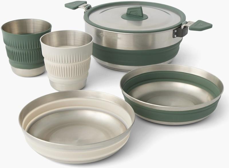 Detour SS One Pot Cook Set - 2 Person - 5 Piece - multi 1