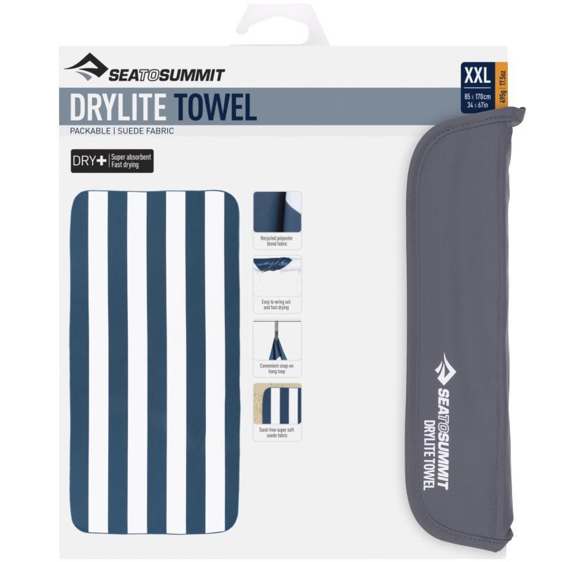 DryLite Towel - XXLarge - Beach Blue Print 2