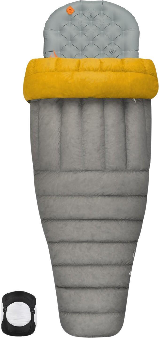 Ember EbIII Down Quilt 850+ Long - grey / yellow 1