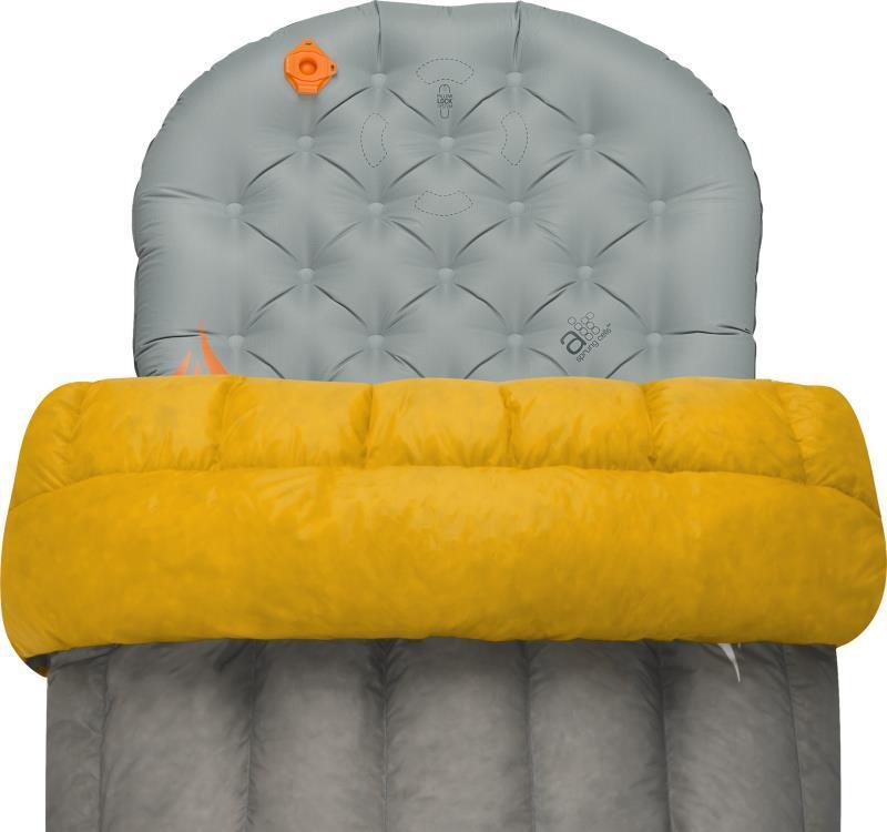 Ember EbIII Down Quilt 850+ Long - grey / yellow 1