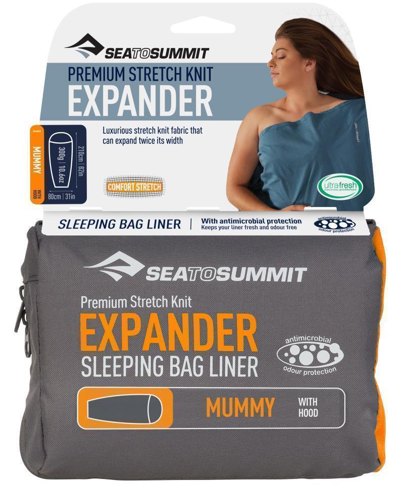Expander Travel Liner - Mummy with Hood - Berry 1