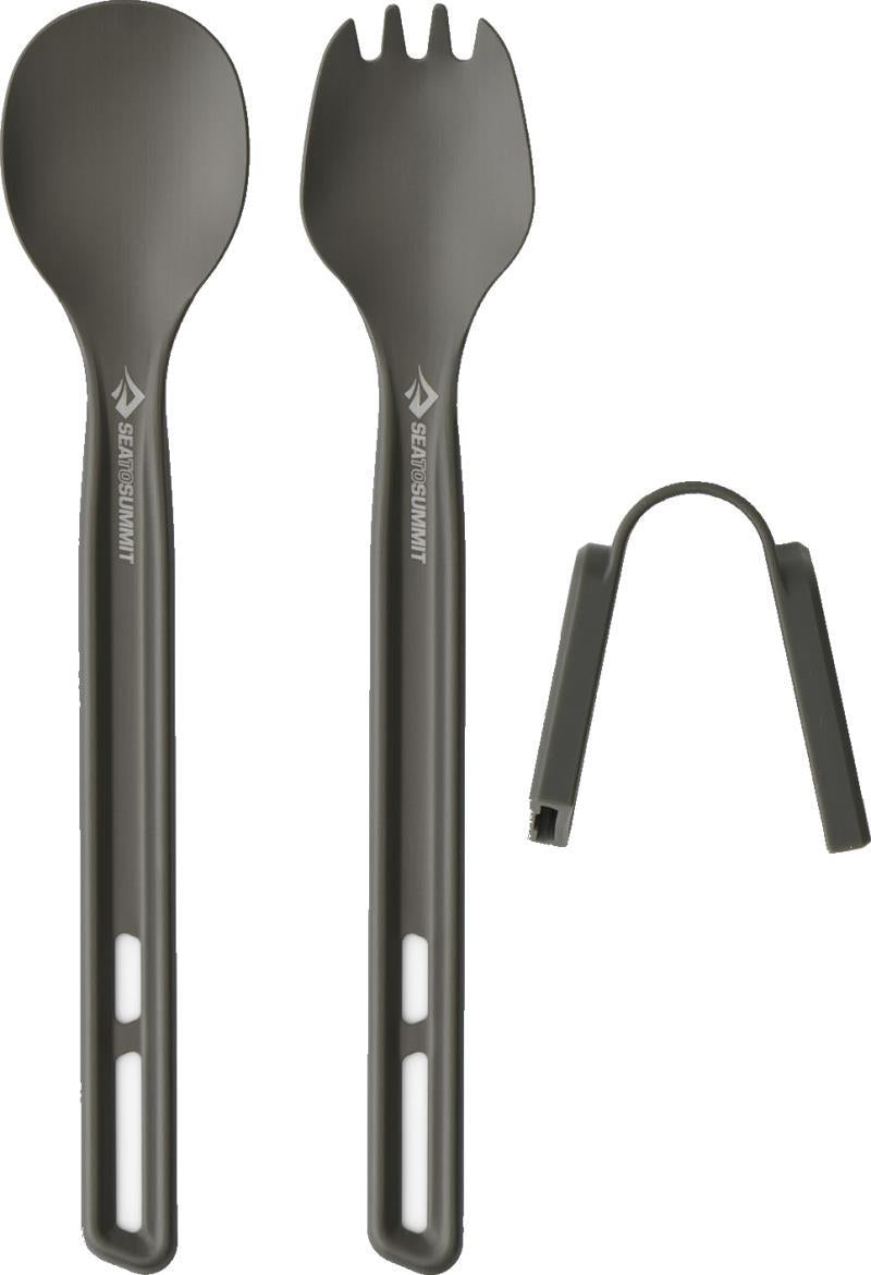 Frontier UL Cutlery Set - 2 Piece - Long Handle Spoon and Spork - Not Applicable 1