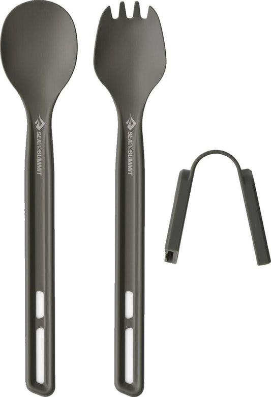 Frontier UL Cutlery Set - 2 Piece - Long Handle Spoon and Spork - Not Applicable 1