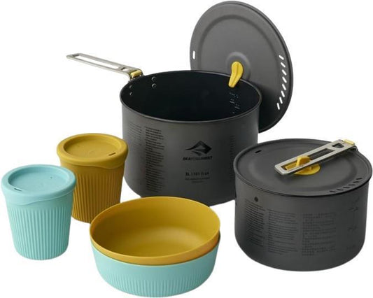 Frontier UL Two Pot Cook Set - 2 Person - 6 Piece - Multi 1