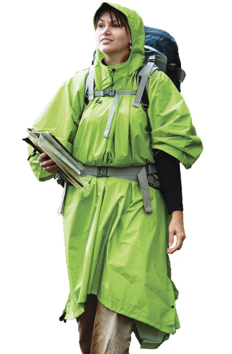 Nylon Tarp / Poncho - Apple Green 2