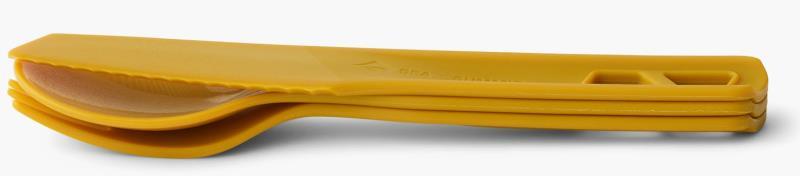 Passage Cutlery Set - 3 Piece - Arrowwood Yellow 2