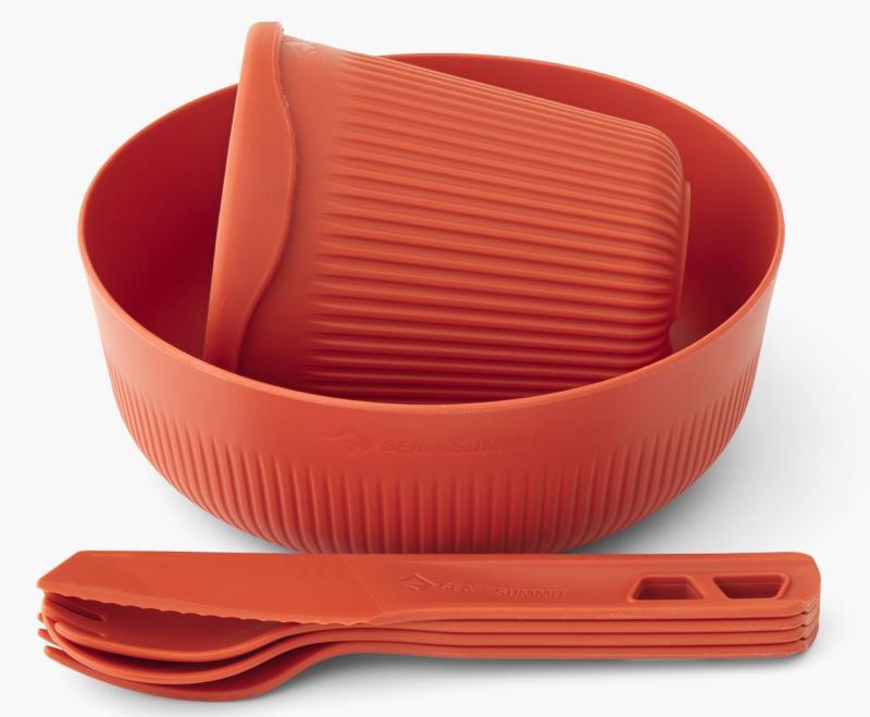 Passage Dinnerware Set - 1 Person - 6 Piece - Spicy Orange 2