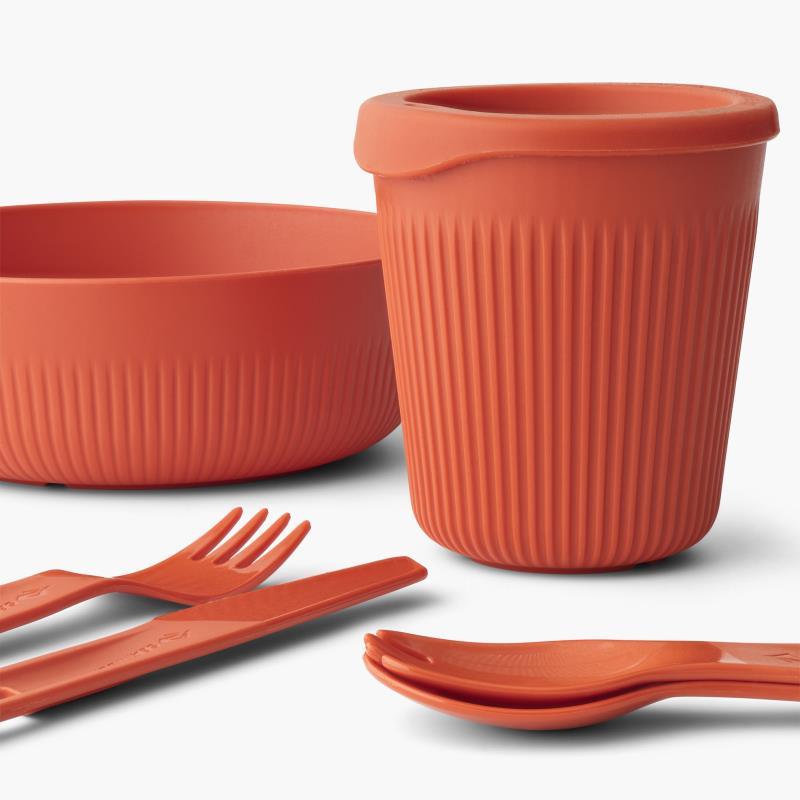 Passage Dinnerware Set - 1 Person - 6 Piece - Spicy Orange 3