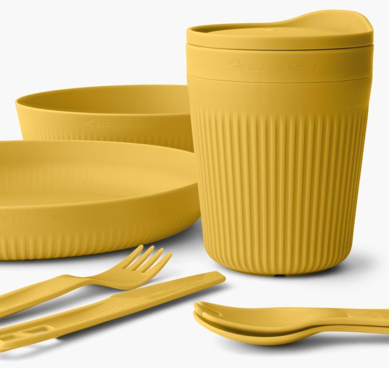 Passage Dinnerware Set - 1 Person - 7 Piece - Arrowwood Yellow 3