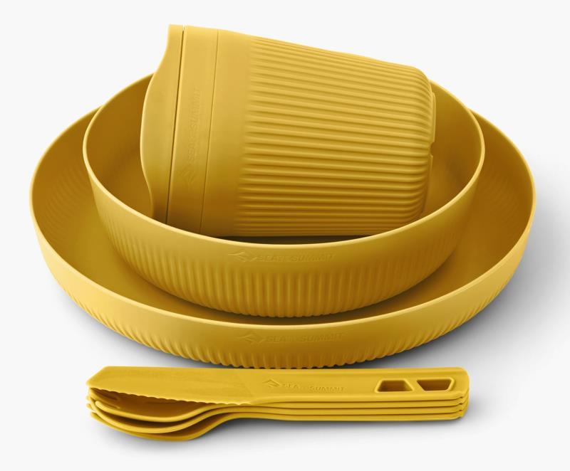 Passage Dinnerware Set - 1 Person - 7 Piece - Arrowwood Yellow 2