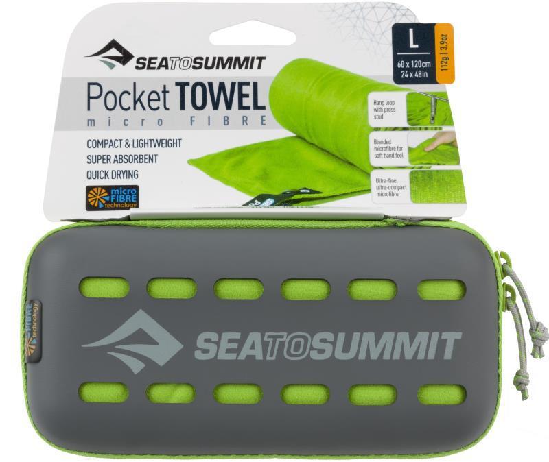 Pocket Towel - L - 24" x 48" - lime 1
