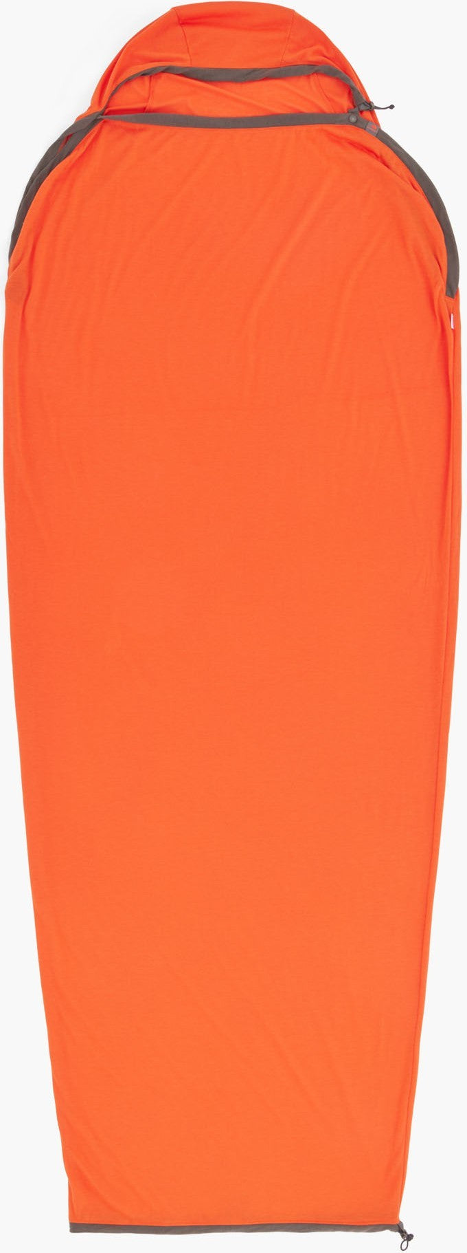 Reactor Extreme Sleeping Bag Liner - Mummy w/ Drawcord - Standard - spicy orange 1